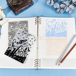 2Pcs 2 Styles Plastic Embossing Folders&nbsp;DIY-CP0008-89