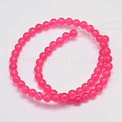 Natural & Dyed Malaysia Jade Bead Strands&nbsp;G-A146-6mm-A14