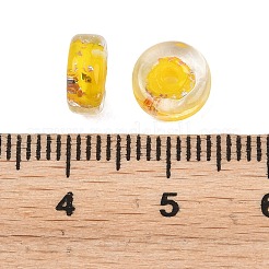 Luminous Handmade Foil Glass Beads&nbsp;LAMP-P020-01A-03