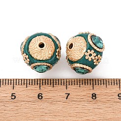 Handmade Resin Indonesia Round Beads&nbsp;IPDL-R400-17
