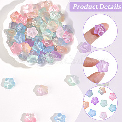 80Pcs Transparent Glass Beads&nbsp;GLAA-PA0001-78