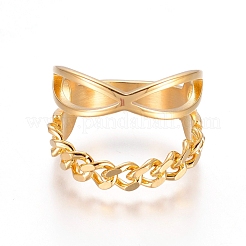 304 Stainless Steel Finger Rings&nbsp;RJEW-I064-11G-17mm