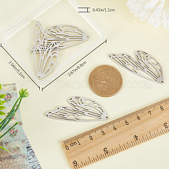 8Pcs Stainless Steel Pendants&nbsp;STAS-CN0001-57
