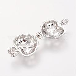 Alloy Locket Pendants&nbsp;PALLOY-S094-43P
