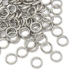 Alloy Soldered Closed Jump Rings&nbsp;PALLOY-H039-P