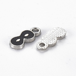 Rack Plating Alloy Enamel Pendants&nbsp;ENAM-N053-43-RS