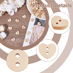 Lovely 2-hole Basic Sewing Buttons&nbsp;BUTT-ME0001-01