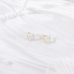 1 Pair Alloy Enamel Stud Earrings&nbsp;EJEW-LP0007-066