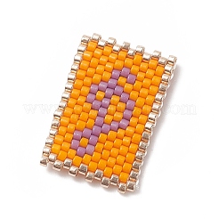 2Pcs 2 Style Handmade MIYUKI Japanese Seed Loom Pattern Seed Beads&nbsp;PALLOY-MZ00068