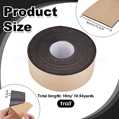EVA Plastic Waterproof Edge Banding&nbsp;AJEW-WH0661-80C