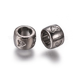 Metal Alloy European Beads&nbsp;X-BLF8275Y