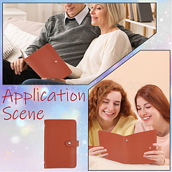 2Pcs PU Leather Saving Money Notebook with PP Plastic 100Pcs Envelopes Pocket&nbsp;AJEW-CL0005-90B
