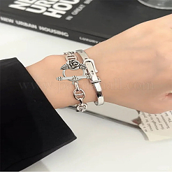 Tibetan Style Flower Toggle Clasps&nbsp;FIND-LP0007-43