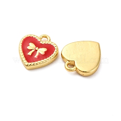 Brass Enamel Charms&nbsp;KK-F895-14G