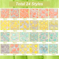 234Pcs Transparent Acrylic Beads&nbsp;TACR-PH0001-68