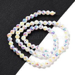 Electroplate Glass Beads Strands&nbsp;GLAA-A014-01E