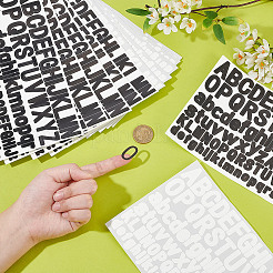 12 Sheets 2 Colors Letter A~Z PVC Waterproof Self-Adhesive Stickers&nbsp;STIC-GA0001-21
