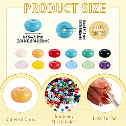 300Pcs Glass Seed Beads&nbsp;SEED-TA0001-69