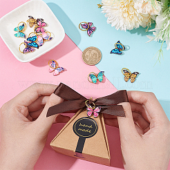 Printed Alloy Enamel Pendants&nbsp;PALLOY-PH01614