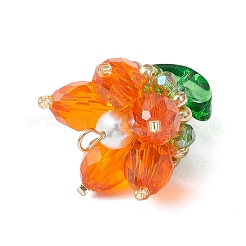 Transparent Glass Pendants&nbsp;PALLOY-MZ00722-02