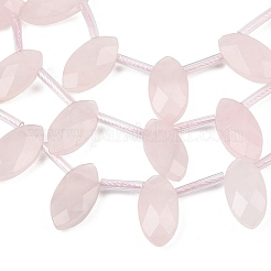 Natural Madagascar Rose Quartz Beads Strands&nbsp;G-P607-A06-01