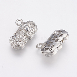 Alloy Rhinestone Pendants&nbsp;PALLOY-G230-04P