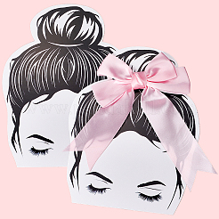 50Pcs Cute Girl Shaped Paper Display Cards&nbsp;CDIS-SP0001-34