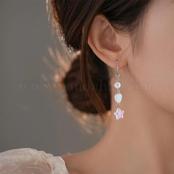 100Pcs 2 Styles  Transparent Acrylic Beads&nbsp;OACR-SC0002-41B