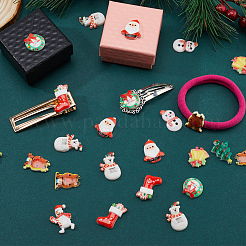 60Pcs 12 Styles Christmas Theme Resin Cabochons Sets&nbsp;CRES-GF0001-05