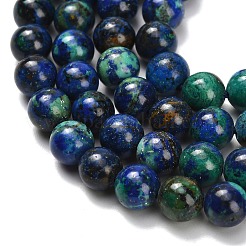 Natural Azurite Beads Strands&nbsp;G-Z110-C02-6mm