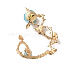 Alloy Rose Climber Wrap Around Stud Earrings for Women&nbsp;EJEW-A096-01A