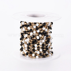 Handmade Acrylic Beaded Chains&nbsp;CHC-S012-001-A02-G