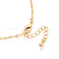 Brass Cable Chain Bracelets for Women&nbsp;LS-BJEW-N032-08F-G
