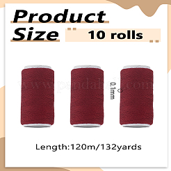 1 Bag 402 Polyester Sewing Thread Cords for Cloth or DIY Craft&nbsp;OCOR-LP0006-10A