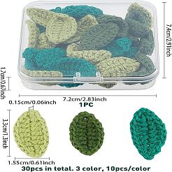 30Pcs 3 Colors Cotton Knitting Artificial Ornament Accessories&nbsp;DIY-FG0002-97