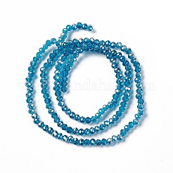 Electroplate Glass Beads Strands&nbsp;X-EGLA-R048-2mm-17