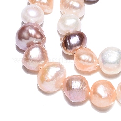 Natural Cultured Freshwater Pearl Beads Strands&nbsp;X-PEAR-N014-08E-01