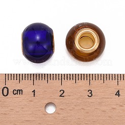 Glass European Beads&nbsp;GPDL-Q013-M