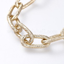 Aluminum Paperclip Chain Bracelets&nbsp;BJEW-JB05167-01