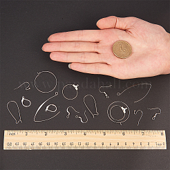 Brass Earring Findings&nbsp;KK-SC0001-04
