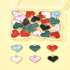 30Pcs Alloy Enamel Charms&nbsp;ENAM-FS0002-68