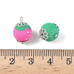 Handmade Polymer Clay Pendants&nbsp;CLAY-I012-02P