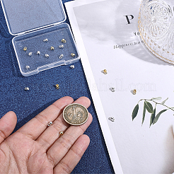 28Pcs 2 Colors Brass Crimp Beads&nbsp;FIND-BBC0005-08