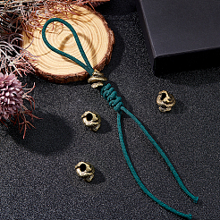 4Pcs Brass European Beads&nbsp;KK-DC0004-82