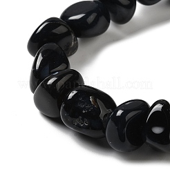 Natural Black Agate Beads Strands&nbsp;G-H295-B01-15