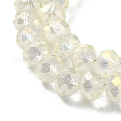 Electroplate Glass Beads Strands&nbsp;LS-EGLA-D020-8x5mm-70