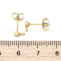 304 Stainless Steel Stud Earring Findings&nbsp;STAS-V003-10G-02