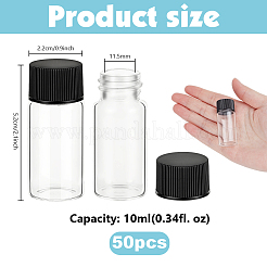 50Pcs Glass Empty Sample Bottle&nbsp;CON-PH0003-45