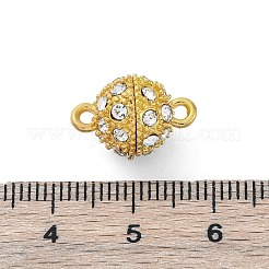 Rack Plating Alloy Magnetic Clasps with Loops&nbsp;PALLOY-F256-01A-G
