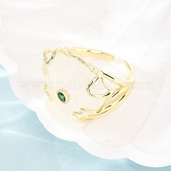 Natural Quartz Crystal Cuff Rings&nbsp;GG-CBA5FCC-04G-11